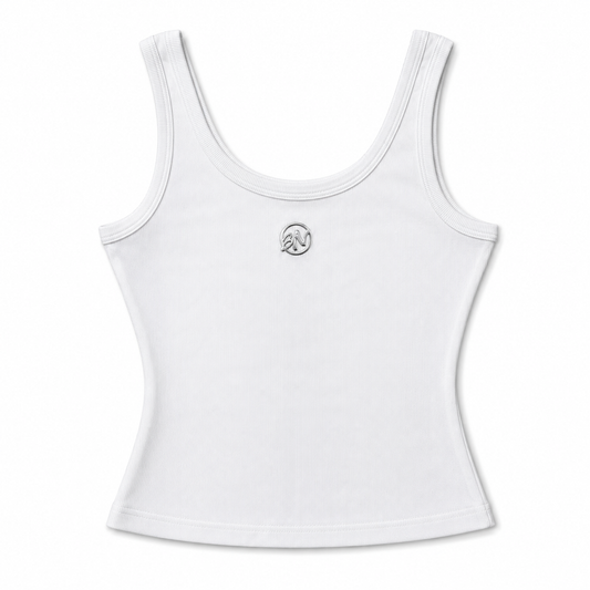 BNM ESSENTIAL WOMENS TANK TOP WHITE