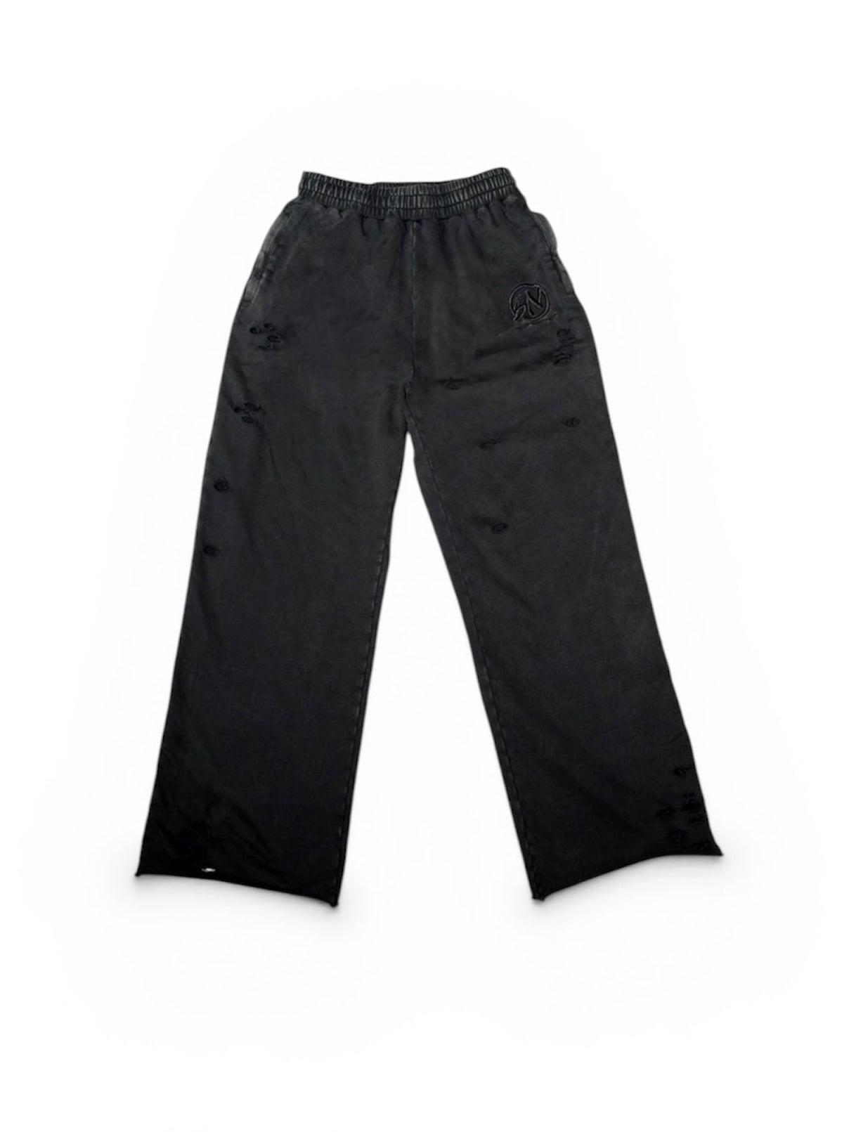 BNM ACID WASH DISTRESSED SWEATPANTS