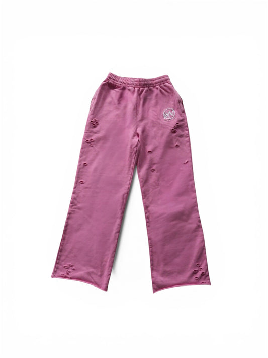 BNM ACID WASH DISTRESSED SWEATPANTS
